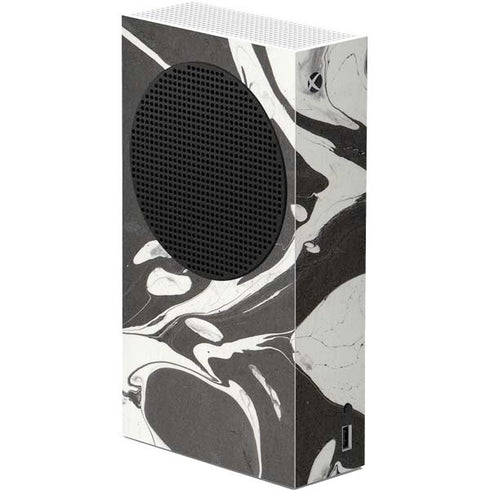 Marbleized Black Xbox Series S Console Skin